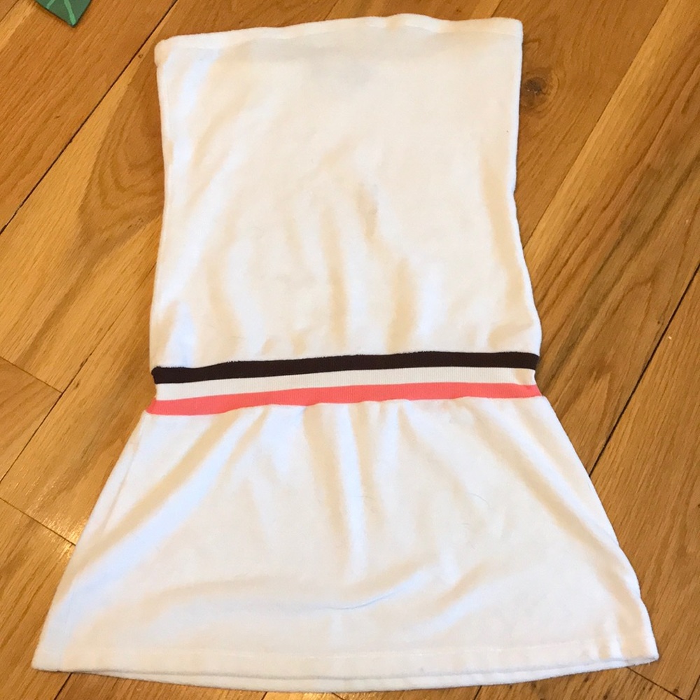Terry cloth beach cover up
